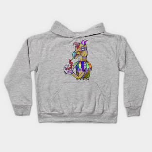 Goat Guy Bust Kids Hoodie